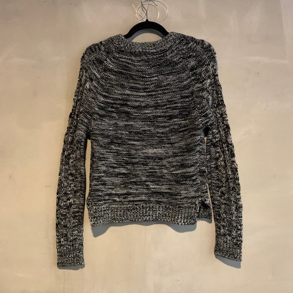 Active USA Black Marled Cable-Knit Sweater - Picture 7 of 12
